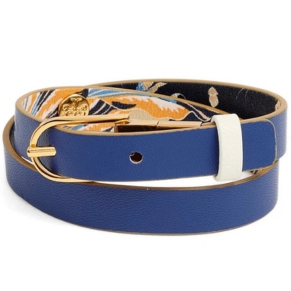 Tory Burch Happy Times Reversible Floral Wrap Bracelet - Picture 2 of 5